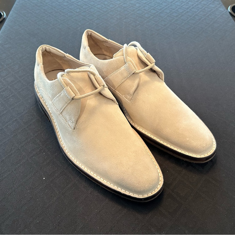 Cole Haan suede dress shoes - Champaign /milkshake / cream - New! Men’s Size 9.5